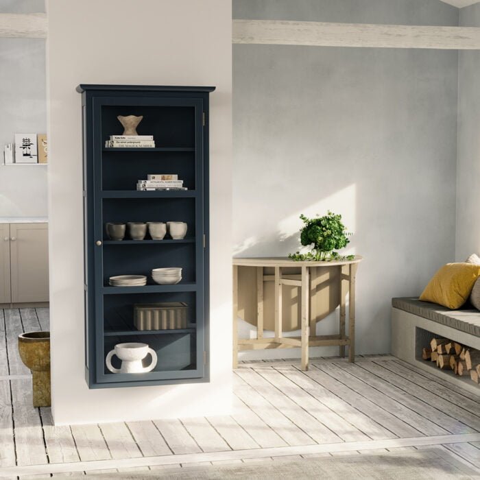 Lindebjerg Design Color V2 dark blue display cabinet