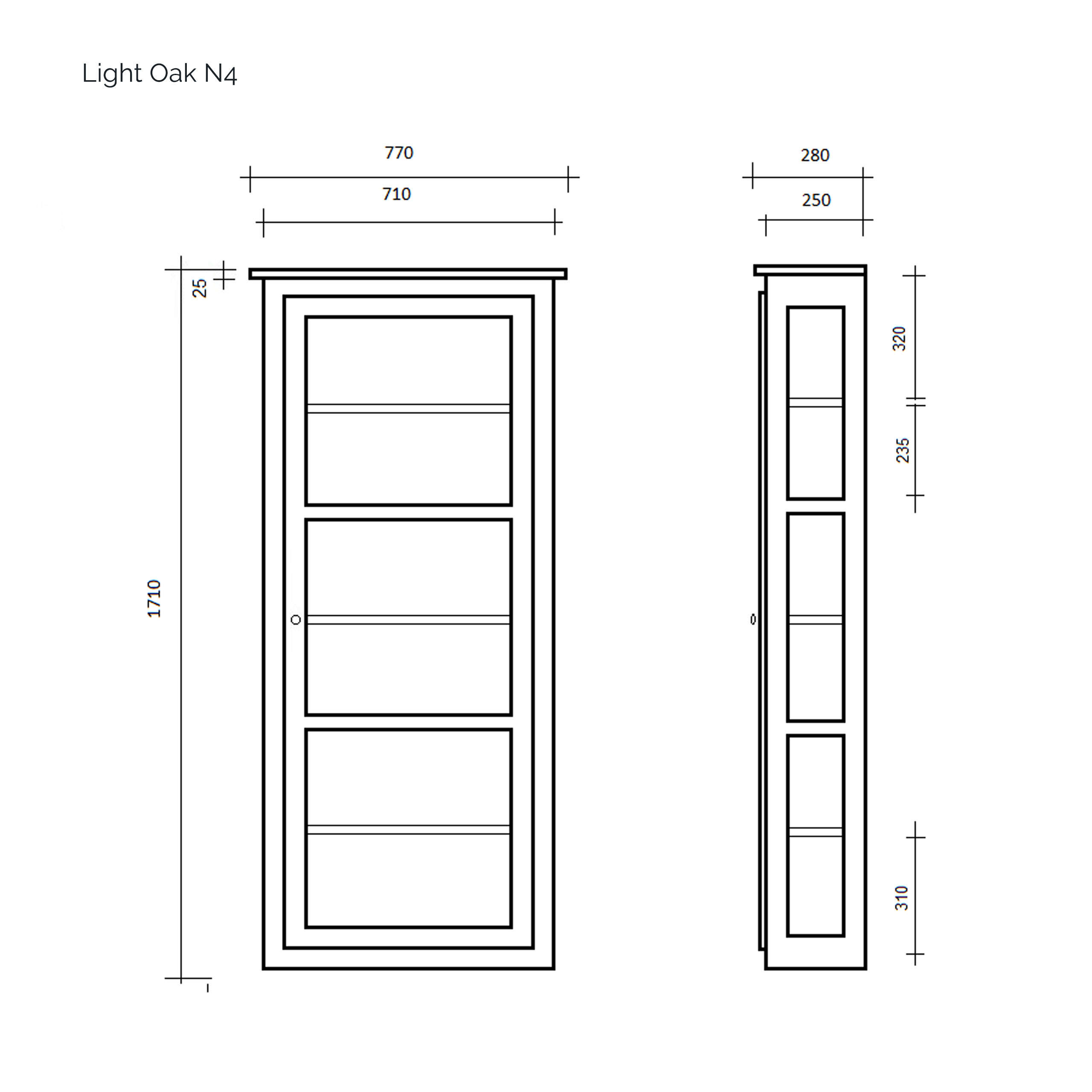 Light Oak N4 Light Oak N4